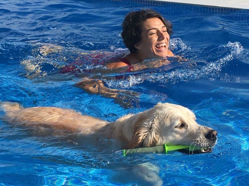 Swimming with your dog