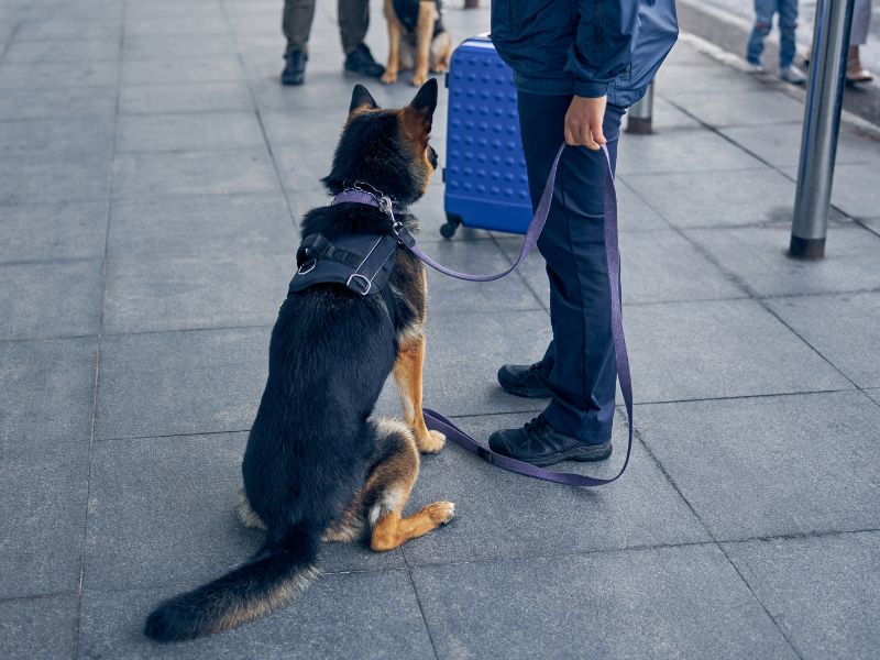 Training your dog to sit is important when out and about